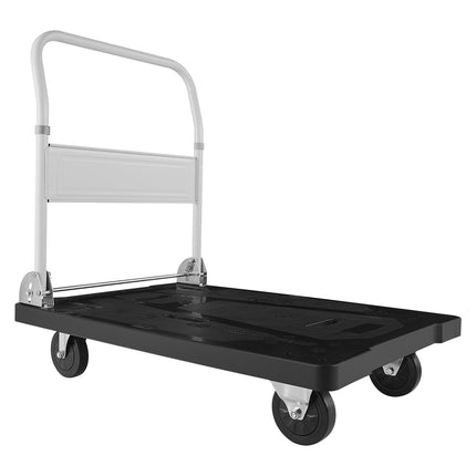 Foldable Platform Truck Cart, 660 lb, 5 in PU Wheels