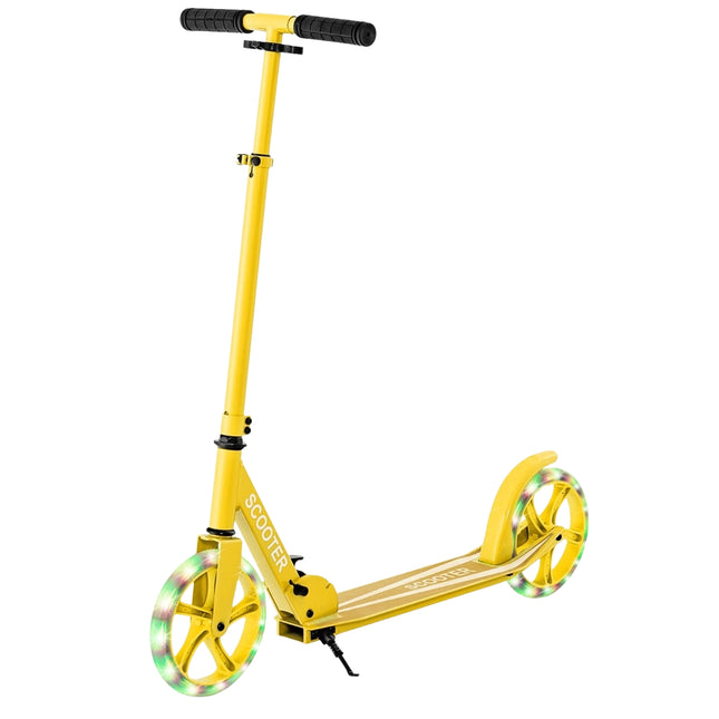 Salokāms skrejritenis ar 110 kg celtspēju, 2 LED riteņiem, regulējamu augstumu