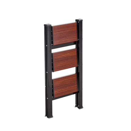 Folding 3-Step Ladder, Wide Anti-Slip Steps, 150 kg