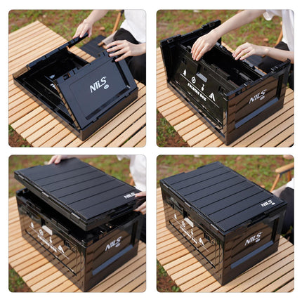 Salokāma kempinga kaste ar vāku, 50L, 2-in-1