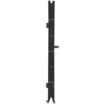 Folding Security Gate, Lockable Casters, 126 x 197.5 cm