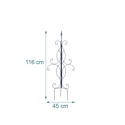 Folding Steel Garden Trellis for Climbing Plants