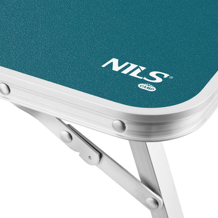 Folding Tourist Table, Low 50x30x20 cm, Blue