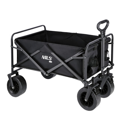 Salokāms ratiņš, melns, 100 litru tilpums