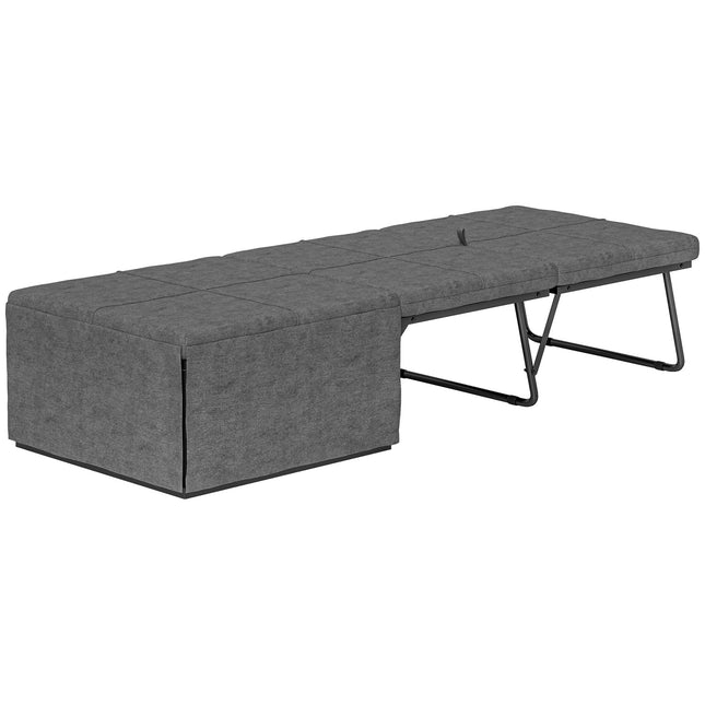Saliekamā gulta aptuveni 190x60 cm viesu gulta ar 8 cm putu matraci, saliekamā ceļojumu gulta, pieaugušo vienvietīgā gulta, metāla gulta var izturēt līdz 120 kg, saliekamā gulta birojam, viesu istabai, pelēka