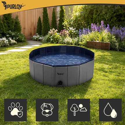 Salokāms baseina/suņu rotaļu laukums 100x30 Purlov 20929