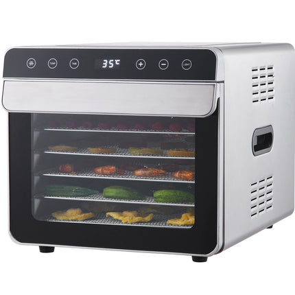 Food Dehydrator, 6-Tray Stainless Steel, 700W