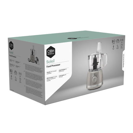 Virtuves kombains – 2,4 l, pelēks, 500 W, daudzfunkcionāls