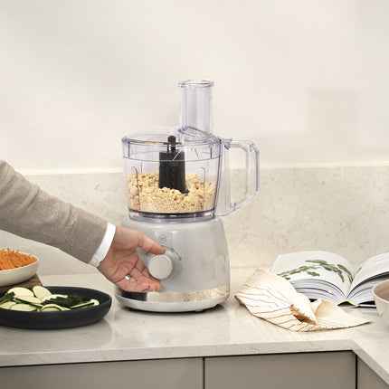 Virtuves kombains – 2,4 l, pelēks, 500 W, daudzfunkcionāls