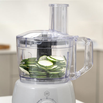 Virtuves kombains – 2,4 l, pelēks, 500 W, daudzfunkcionāls
