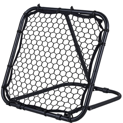 Futbola bumbas atlēkšanas grozs 85x85 cm, 5 leņķi, salokāms