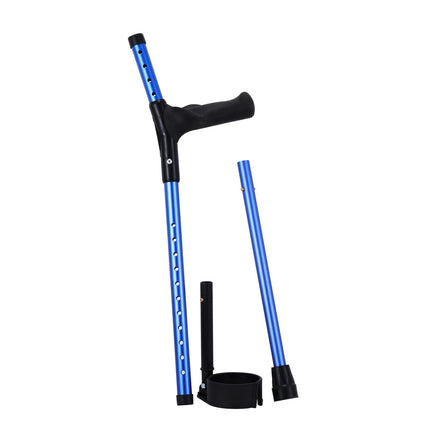 Forearm Crutches, Adjustable Aluminum Pair, 350 lb