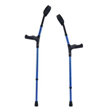 Forearm Crutches, Adjustable Aluminum Pair, 350 lb