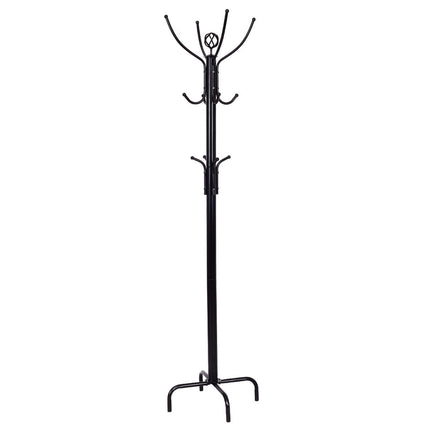 Brīvi stāvošs mēteļu pakaramais, 12 āķi, tērauda rāmis, 200 cm