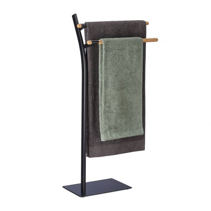 Freestanding towel rack