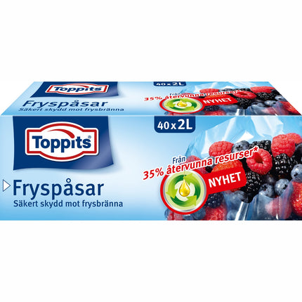 Freezer bags 2L 40pcs (Note 9pcs DFP)