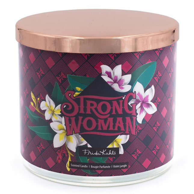 Aromātiskā svece "Frida Kahlo" - māksliniecisks stikla dizains