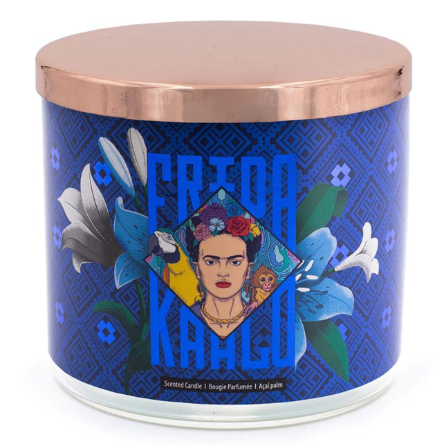 Aromātiskā svece "Frida Kahlo" - māksliniecisks stikla dizains