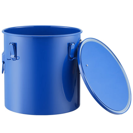 Fryer Grease Bucket, 8 Gallon Carbon Steel with Lid, Filter Bag