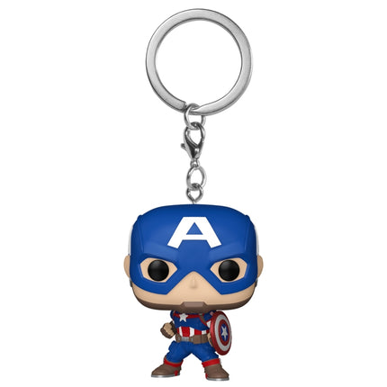 Funko Pop! atslēgu piekariņš: Marvel - Kapteinis Amerika