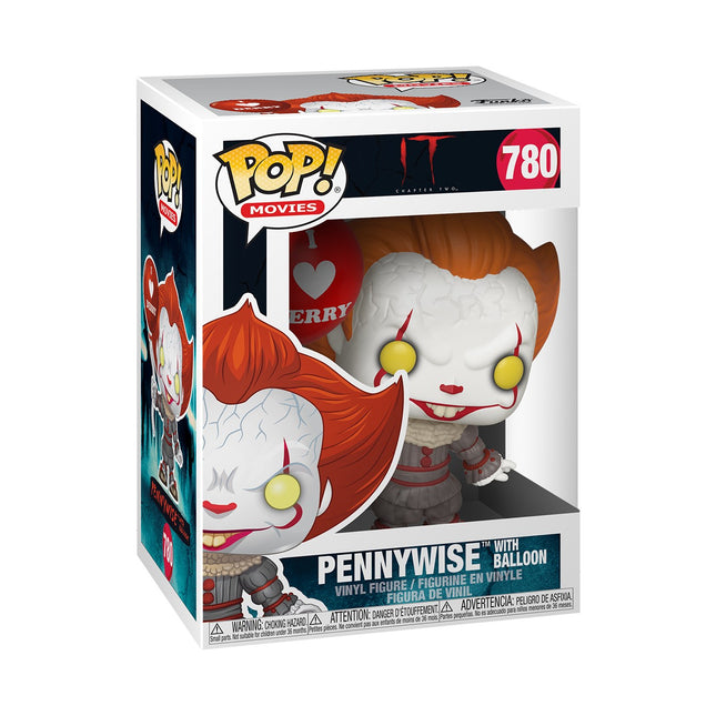 Funko Pop! Vinila figūriņa: It Chapter 2 - Pennywise ar balonu, 9,5 cm