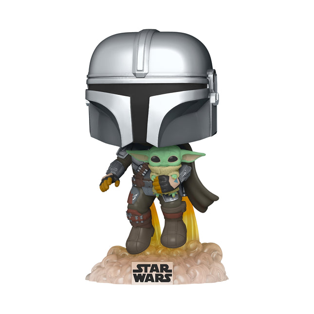 Funko Pop! vinila figūriņa: Zvaigžņu kari: Mandalorietis, lidojošs ar reaktīvo dzinēju