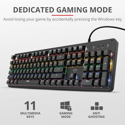 GXT 863 Mazz Mechanical keyboard Nordic