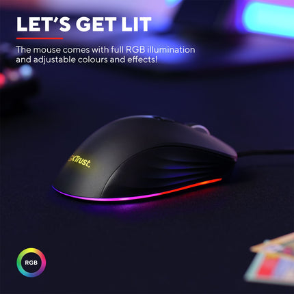 GXT 924 Ybar+ Gaming Mouse Black