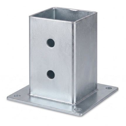 Cinkota tērauda stabu balsti, 4 gabalu komplekts – 70x70 mm