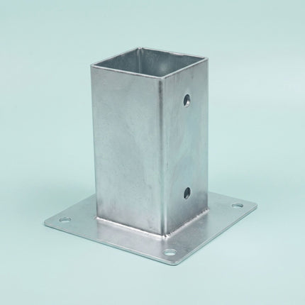 Cinkota tērauda stabu balsti, 4 gabalu komplekts – 70x70 mm