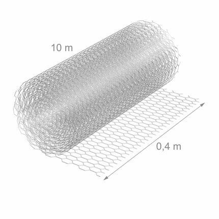 Cinkota stiepļu sieta žogs, 15x25 mm, piegriežams pēc izmēra