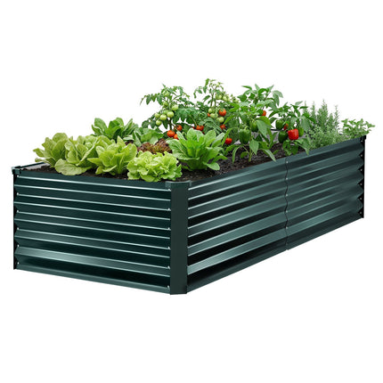 Galvanized Raised Garden Bed 2030x1020x460mm, Alu-Zinc