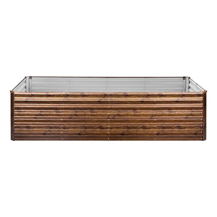 Galvanized Raised Garden Bed 240 x 120 x 62 cm