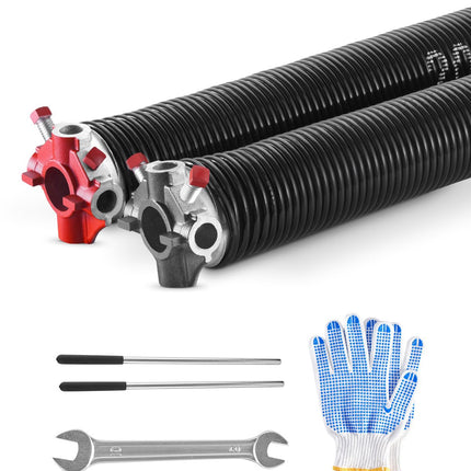 Garage Door Torsion Springs Pair, 0.207 x 2 x 24 in