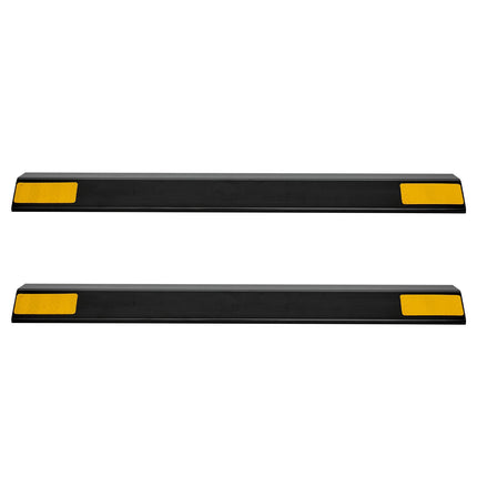 Garage Parking Stopper Set, 2 Pack 18 In PP Reflective