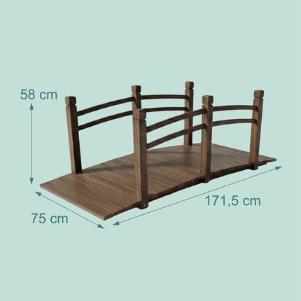 Dārza tiltiņš, egles koks, 200 kg celtspēja