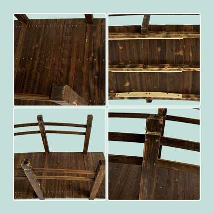 Dārza tiltiņš, egles koks, 200 kg celtspēja