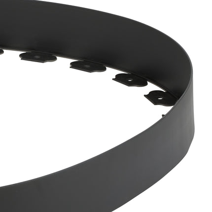 Garden Edging, 66 ft x 4 in Plastic Roll, 60 Spikes