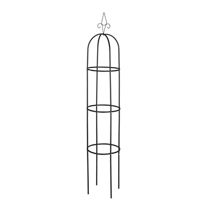 Dārza obelisks 200 cm melns