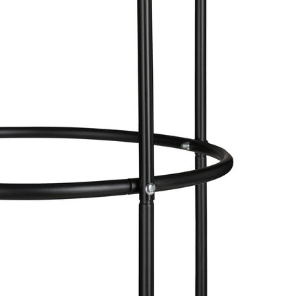 Dārza obelisks 200 cm melns