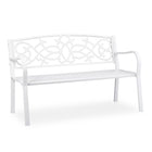 Garden bench vintage white