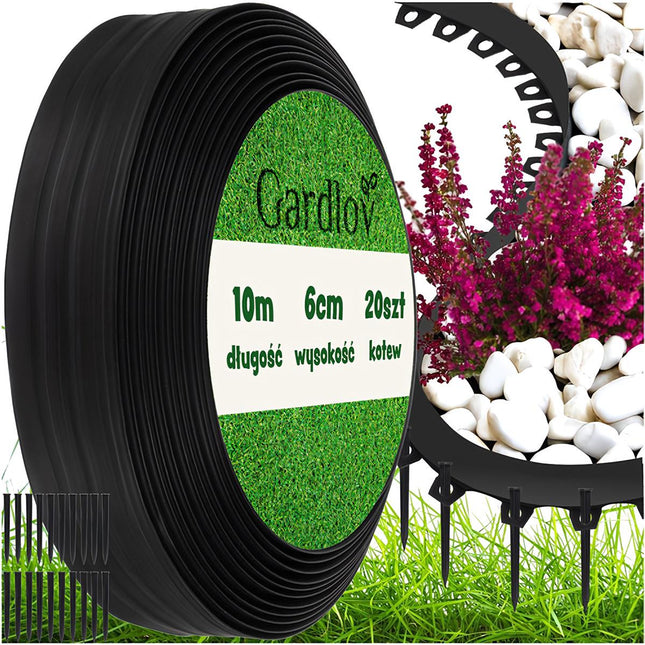 Garden border 6cm - 10m Gardlov 24562