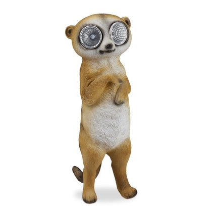 Dārza figūriņa Meerkat ar saules acīm