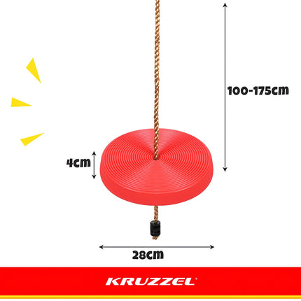 Garden swing round plastic 23554