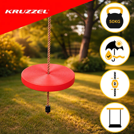 Garden swing round plastic 23554