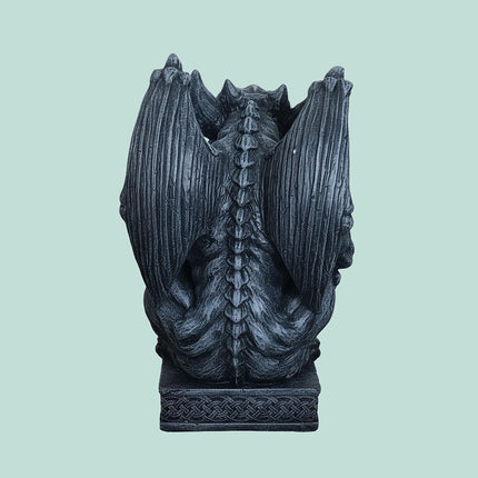Gargoyle dārza rotājums, laikapstākļiem izturīgs polimērsveķis