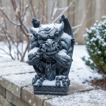 Gargoyle dārza rotājums, laikapstākļiem izturīgs polimērsveķis