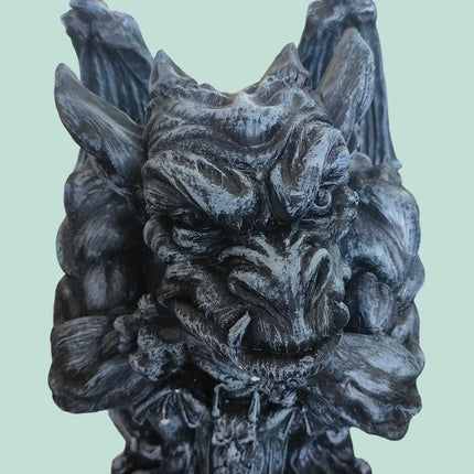 Gargoyle dārza rotājums, laikapstākļiem izturīgs polimērsveķis