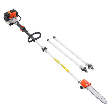 Gas Pole Saw, 25cc 2-Stroke, 12 In Bar, 7–12 Ft