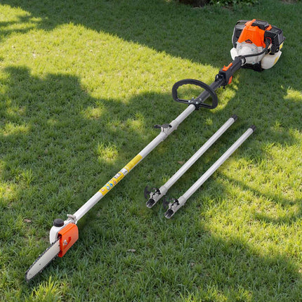 Gas Pole Saw, 33cc 2-Stroke, 8-Inch Bar, 2–3.5m Extendable